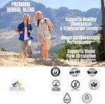 Authentic Herbs SRA CARDIOCLEAN imported dietary supplement for daily cholesterol management