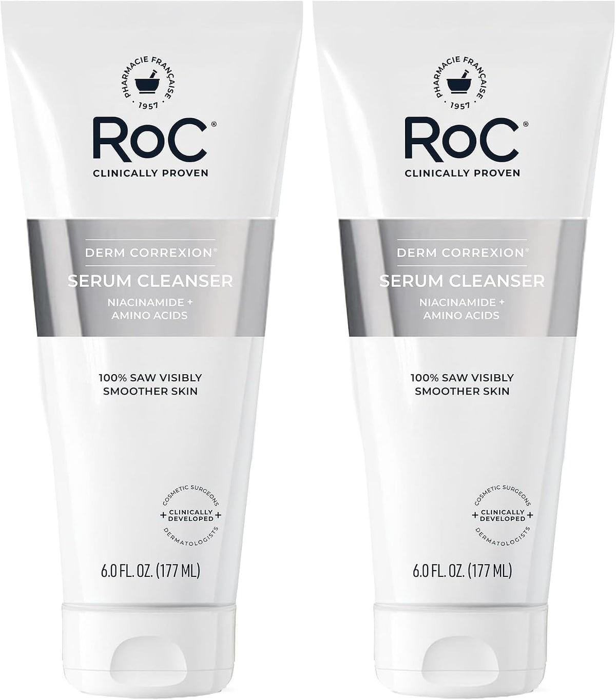 RoC Derm Correxion daily facial wash secure flip cap detail view