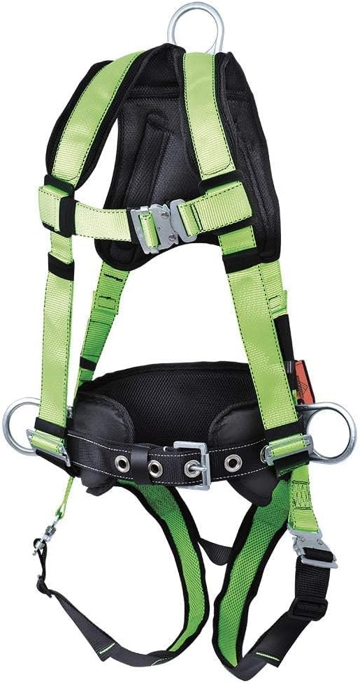 PeakWorks safety harness full set packaging layout