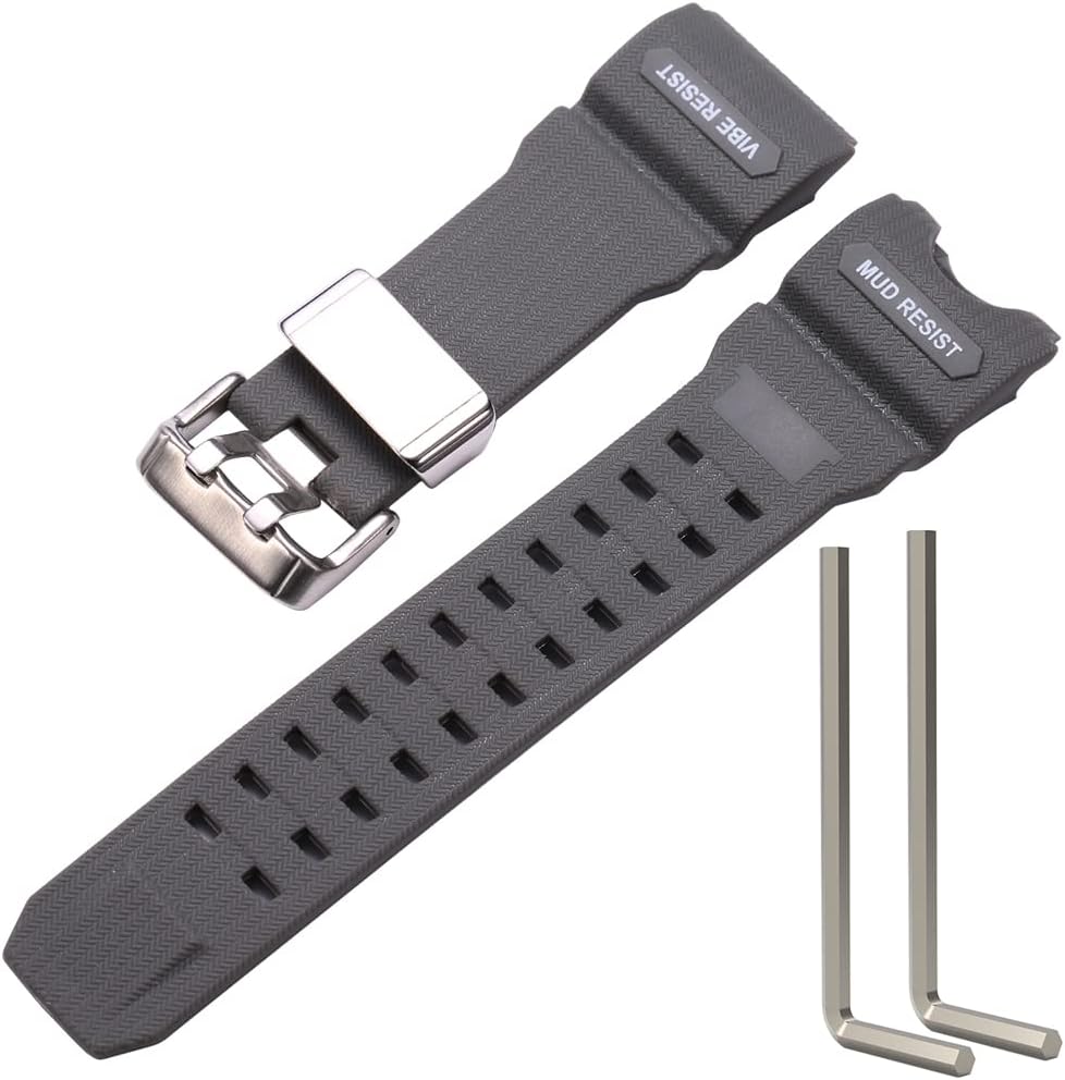Resin watch band Replacement for G-Shock GWG1000 GWG-1000GB Men's Sport Watch Strap - Image 9