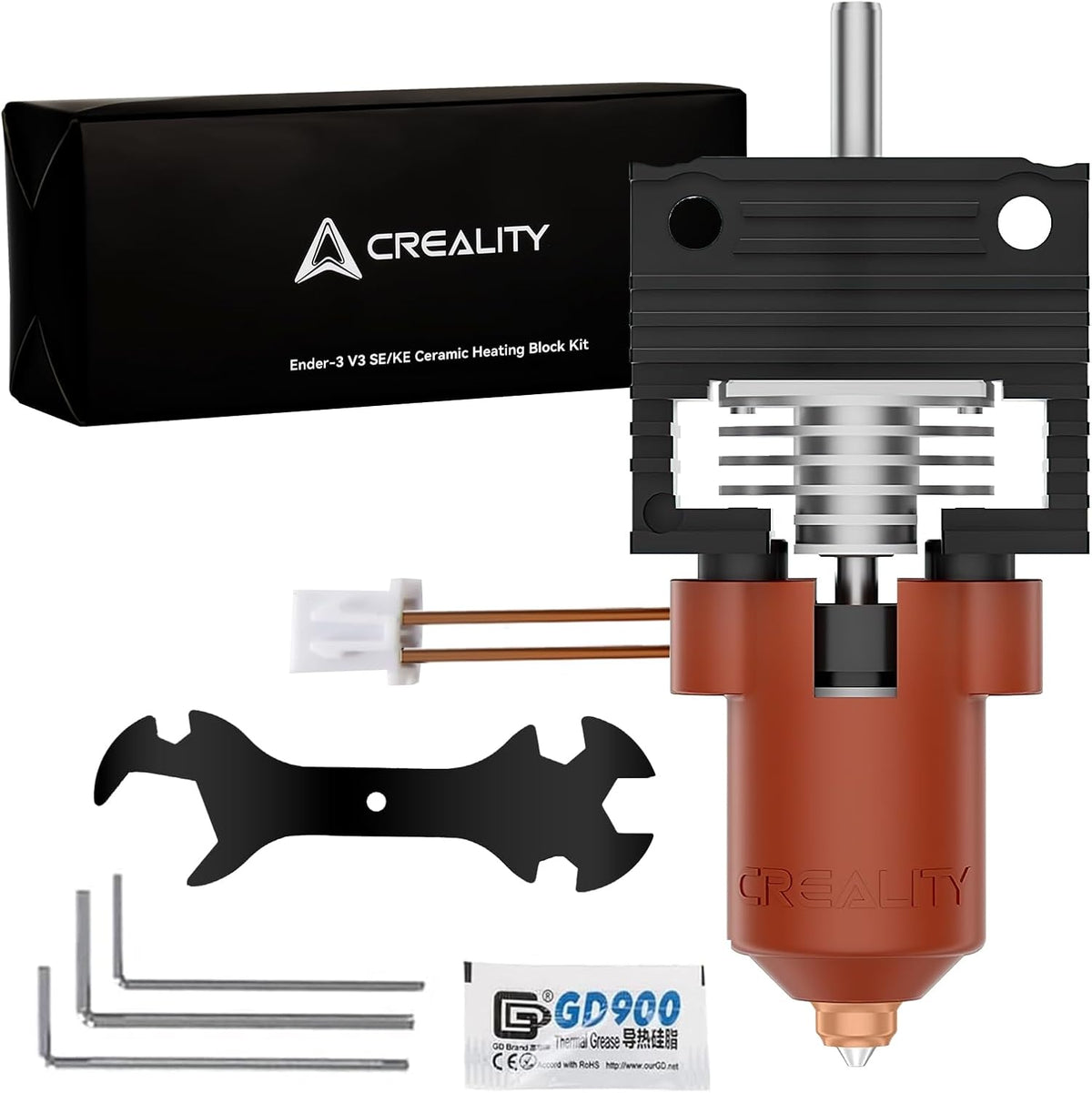 Creality Official Ender 3 V3 SE KE Hotend Upgrades Kit | 3D Printers Ceramic Heating Block with Quick-Swap Nozzle, Supports 300 degreesC High Temperature, 600mm/s High-Speed - Image 10