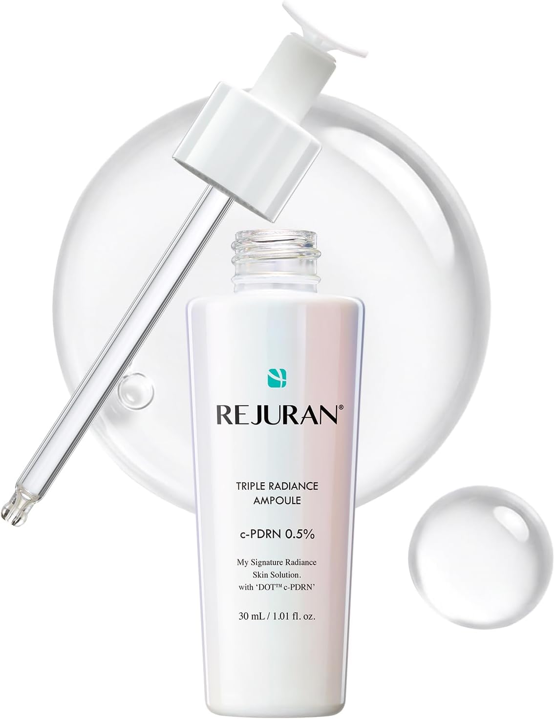 REJURAN(R) Turnover Ampoule, c-PDRN(R) - Original Salmon DNA PDRN Face Serum for Rejuvenation, Firming, Hydration & Youthful Glow, Refines Skin Texture. Korean Skincare (1.01 fl oz) - Image 9