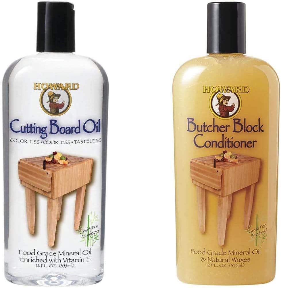 Howard Butcher Block Conditioner and Cutting Board Oil 12 fluid ounce bottle