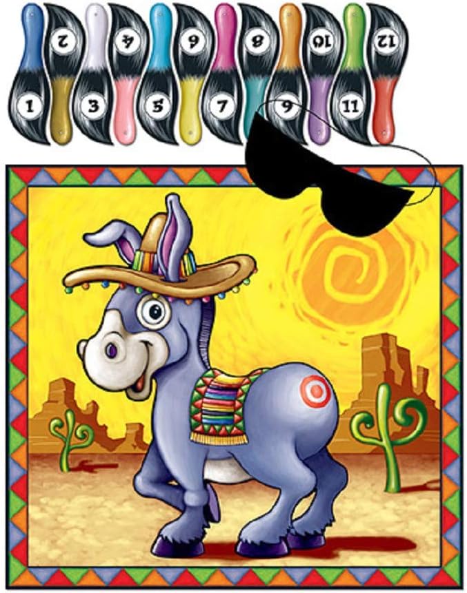 Beistle Donkey Game front view party accessory