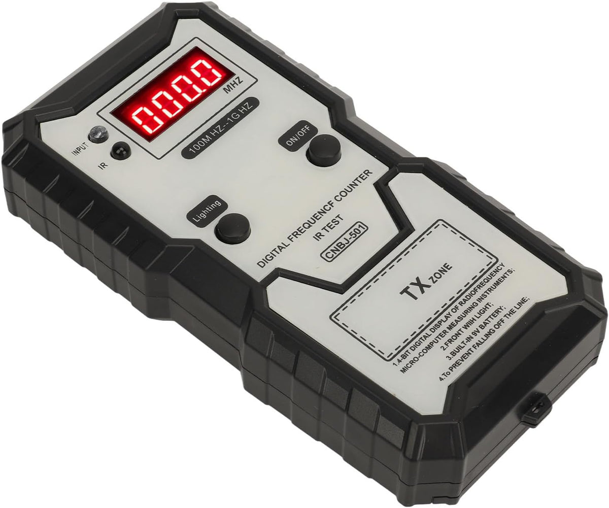 Key Fob Frequency Tester, Accurate and Reliable Remote Key Frequency Tester with LED Lights, Infrared Detection, High Accuracy Digital Display, 100M HZ to 1G HZ - Image 9
