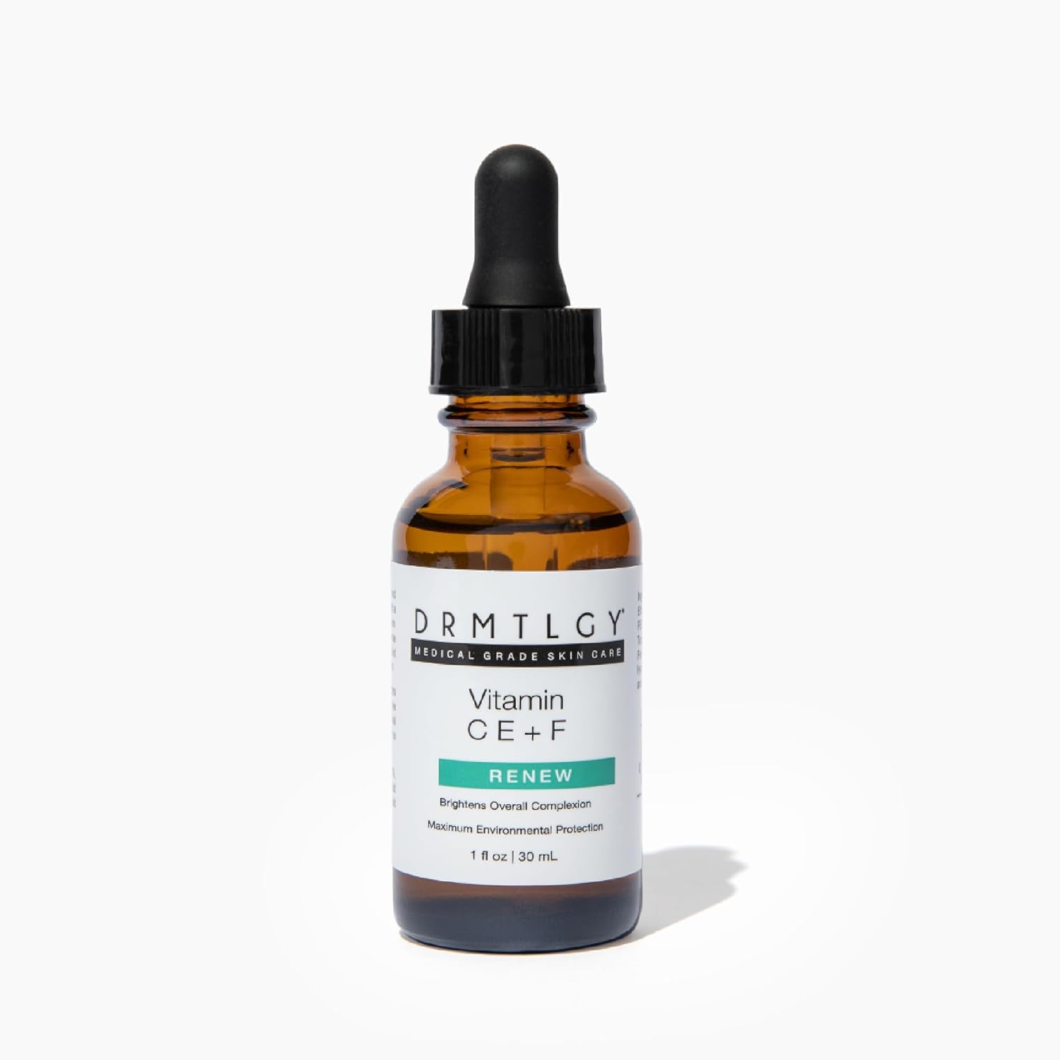 DRMTLGY Advanced C E Ferulic antioxidant serum 1 fl oz amber glass bottle with dropper