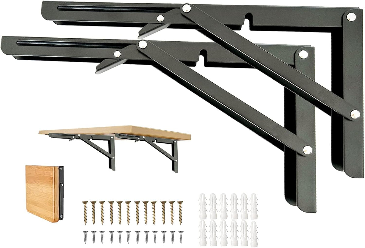 Medach folding table hinge front view of heavy duty bracket