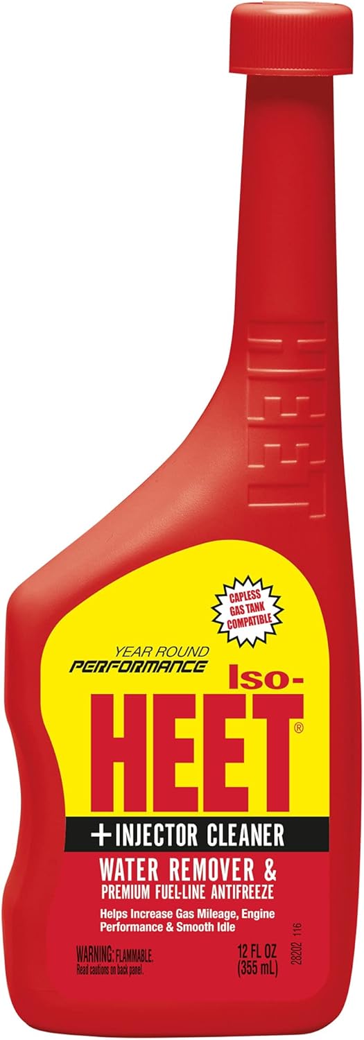 Heet Iso Heet premium fuel line antifreeze front view bottle