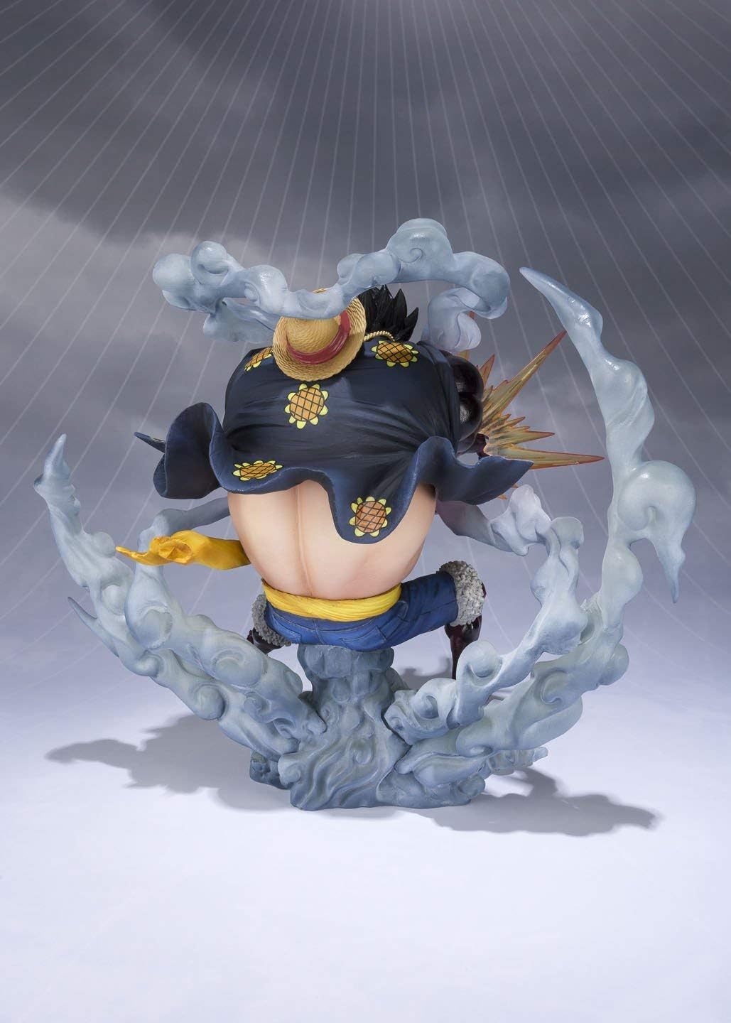 Tamashii Nations Figuarts Zero Monkey D. Luffy Gear 4 figure showing display stand
