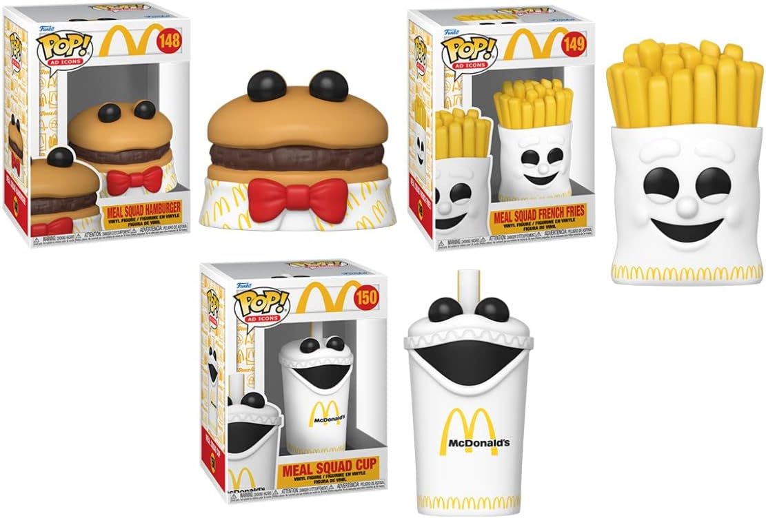 Funko McDonald's Pop Series 3 Complete Set front view collectible vinyl figures