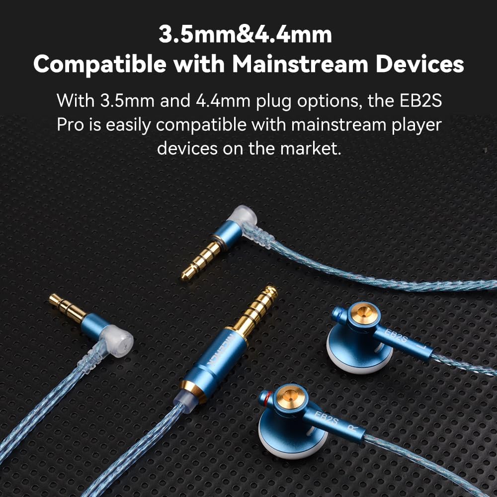 NICEHCK EB2S Pro audiophile in-ear headphones lifestyle view
