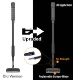 Carefree Fish telescopic fish tank cleaner handle extending from 18 inches to 24 inches.