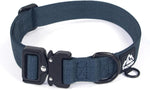 Dog Collar for Large Dogs - Adjustable, Chew Proof Nylon Collar with Metal Quick Release Buckle and D-Ring for Dog Tags (Dark Green, L) - Image 14