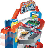 Hot Wheels City toy garage connected with tracks