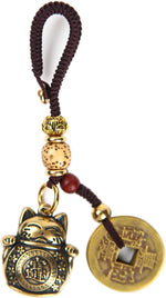 Mansiyuyee feng shui coins keychain packaging layout
