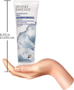 Desert Essence 8 fluid ounces lotion bottle size reference