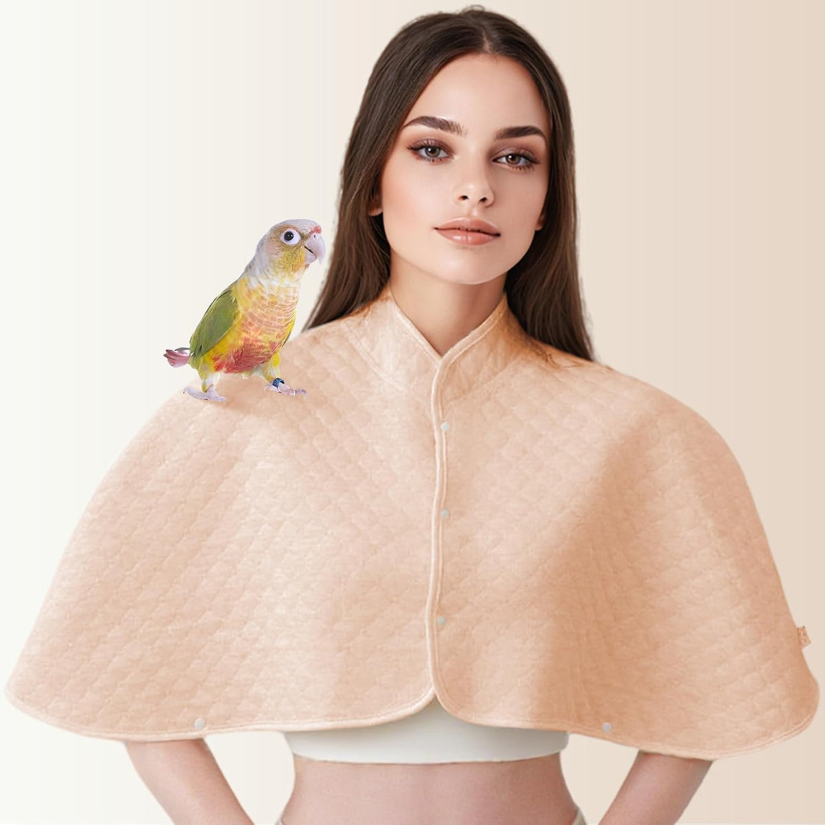 Premium cotton bird training shawl by ZYPHOLIE showing scratch resistant fabric texture.