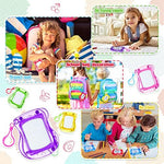 Close up of Zhehao mini magnetic board showing sliding eraser