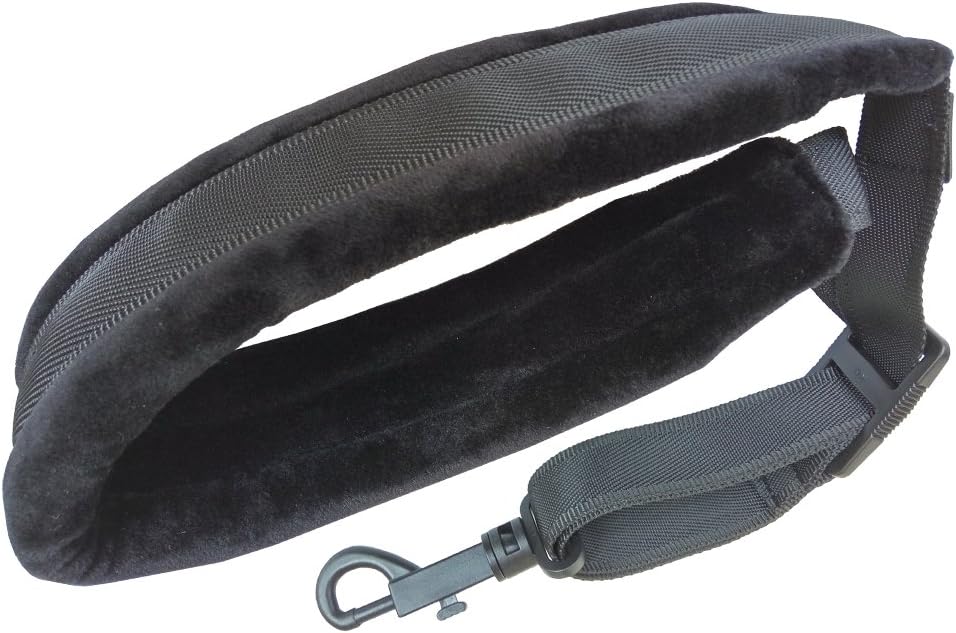 Xinlinke saxophone strap showing locking snap hook mechanism