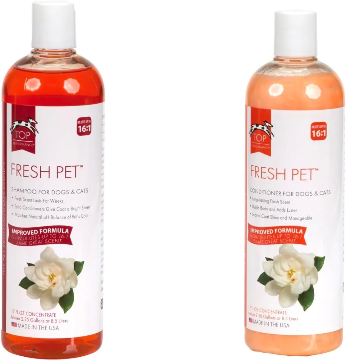 PurePet Fresh Pet Shampoo and Conditioner front view pack for dog and cat grooming