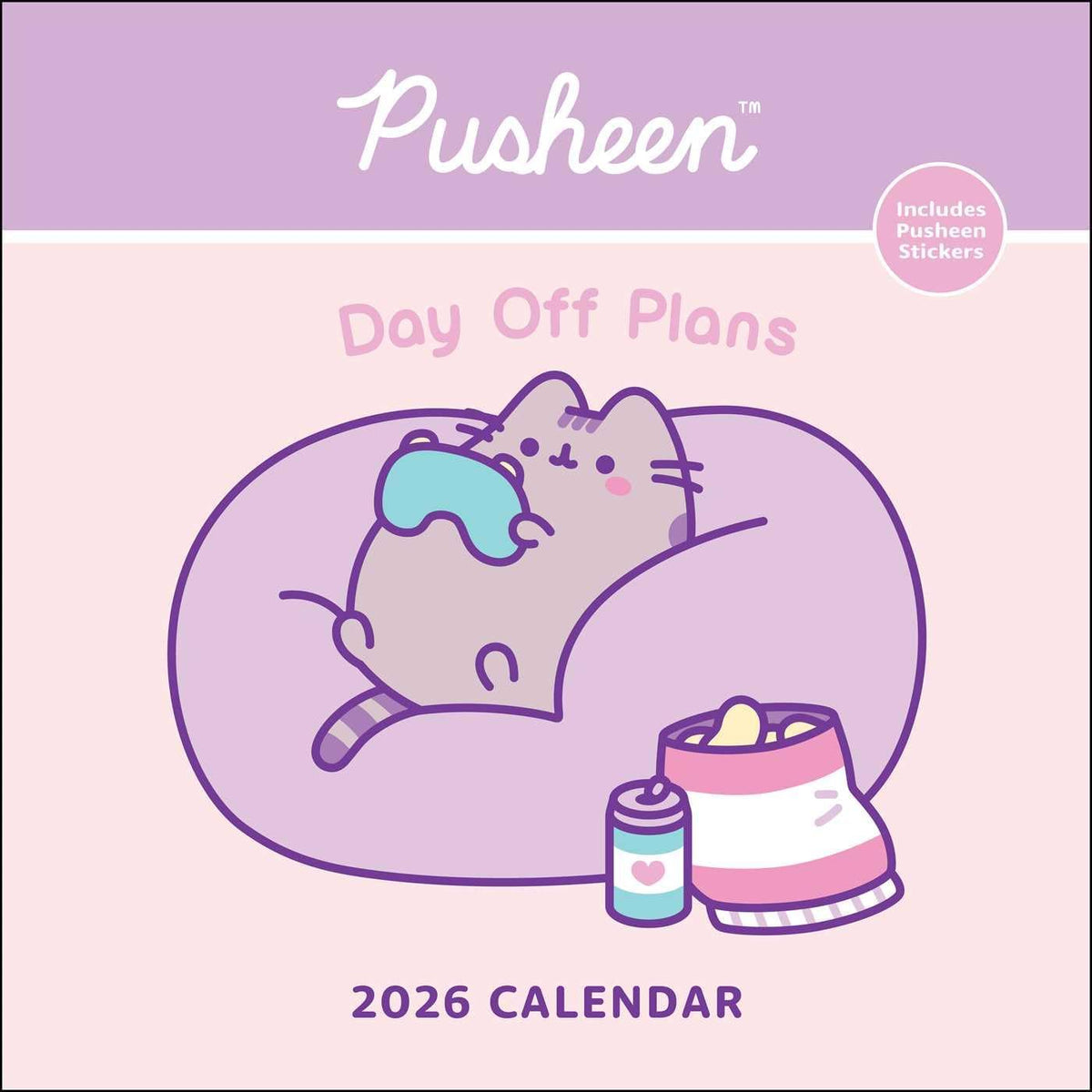 Pusheen 2026 Wall Calendar: Day Off Plans - Image 1