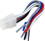 Rear view of Sydien line output converter wiring connection points
