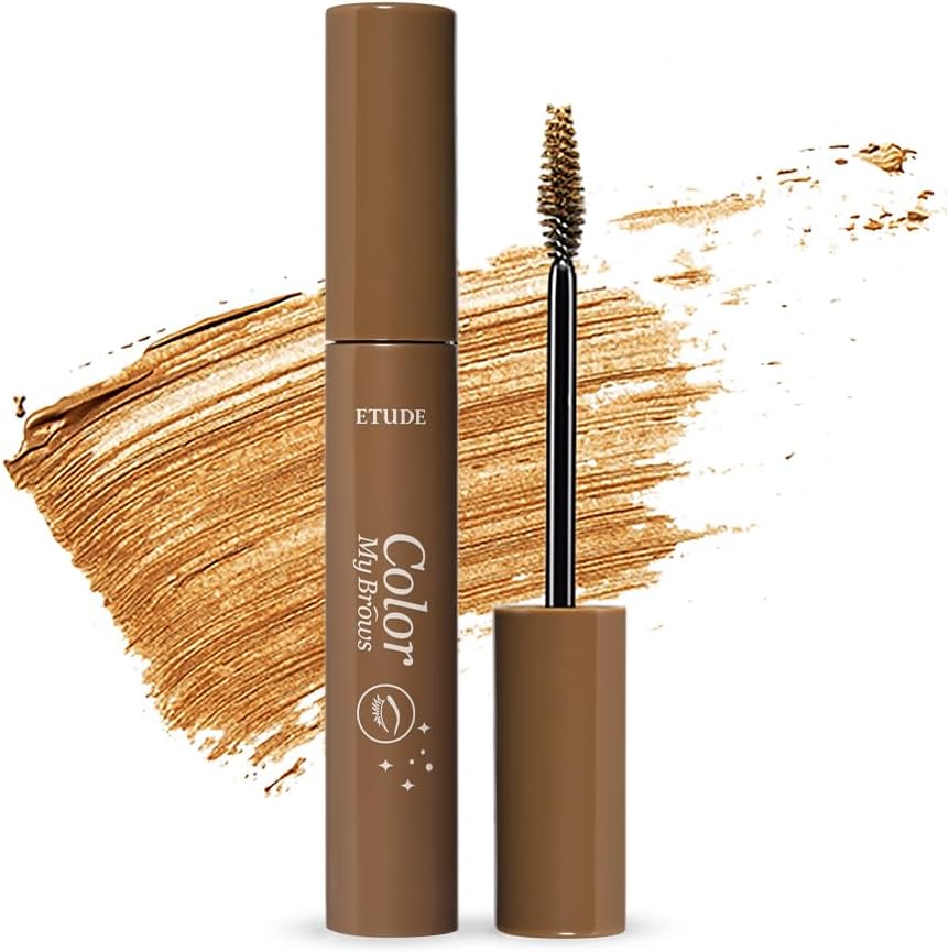 ETUDE Color My Brows Big Size, Brow Mascara, 3D Natural Coloring, Beeswax & Carnauba Wax, Moisturizing Brow Care, Eyebrow tint, Soft Gel Texture, Korean Makeup, Beauty, Rich Brown (0.304 Fl Oz) - Image 15