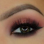 Girlactik Metallic Shadow Stick Garnette pearlized maroon wine shade swatch