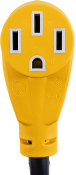 Camco RV adapter 50-amp standard female receptacle end.