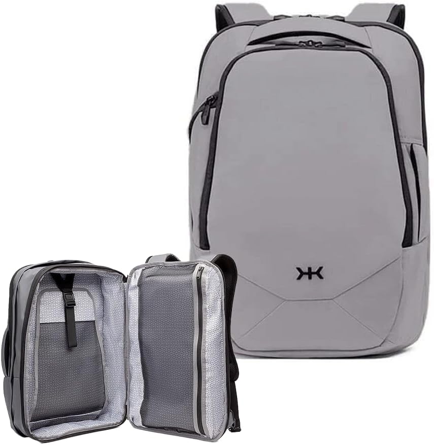 Knack Series 1 Laptop Backpack Travel Set Fits up to 15 Inch - Includes Expandable Packing Insert, and Knack's Insulated Bottle, TSA Approved, Expandable Travel Backpacks (Black, Medium) - Image 10