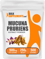 BulkSupplements.com Mucuna Pruriens Extract Powder - Mucuna Pruriens Supplements, Herbal Supplement - Vegan & Gluten Free, 500mg per Serving, 500g (1.1 lbs) (Pack of 1) - Image 9