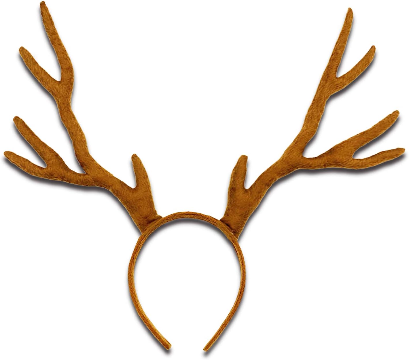 MR.FOAM reindeer antlers headband front view festive accessory