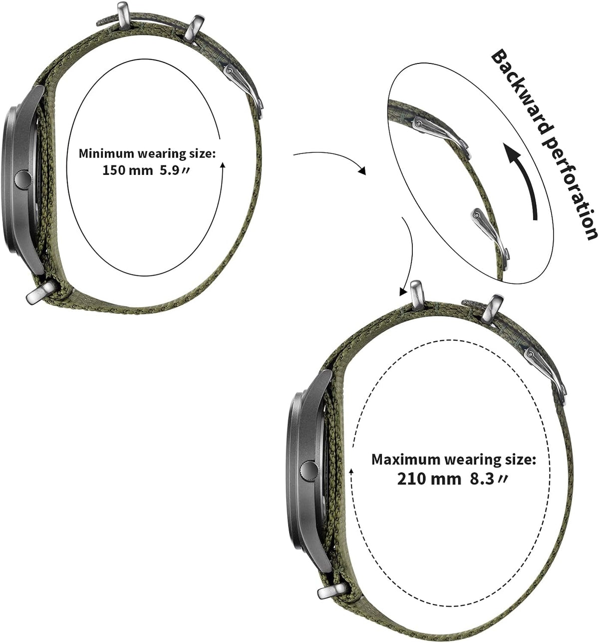 Boshiya men's watch showing date display feature