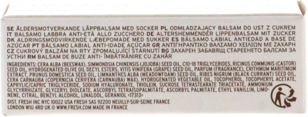 Fresh Sugar Advanced Therapy Lip Treatment 0.15 Ounce tube design and branding close up