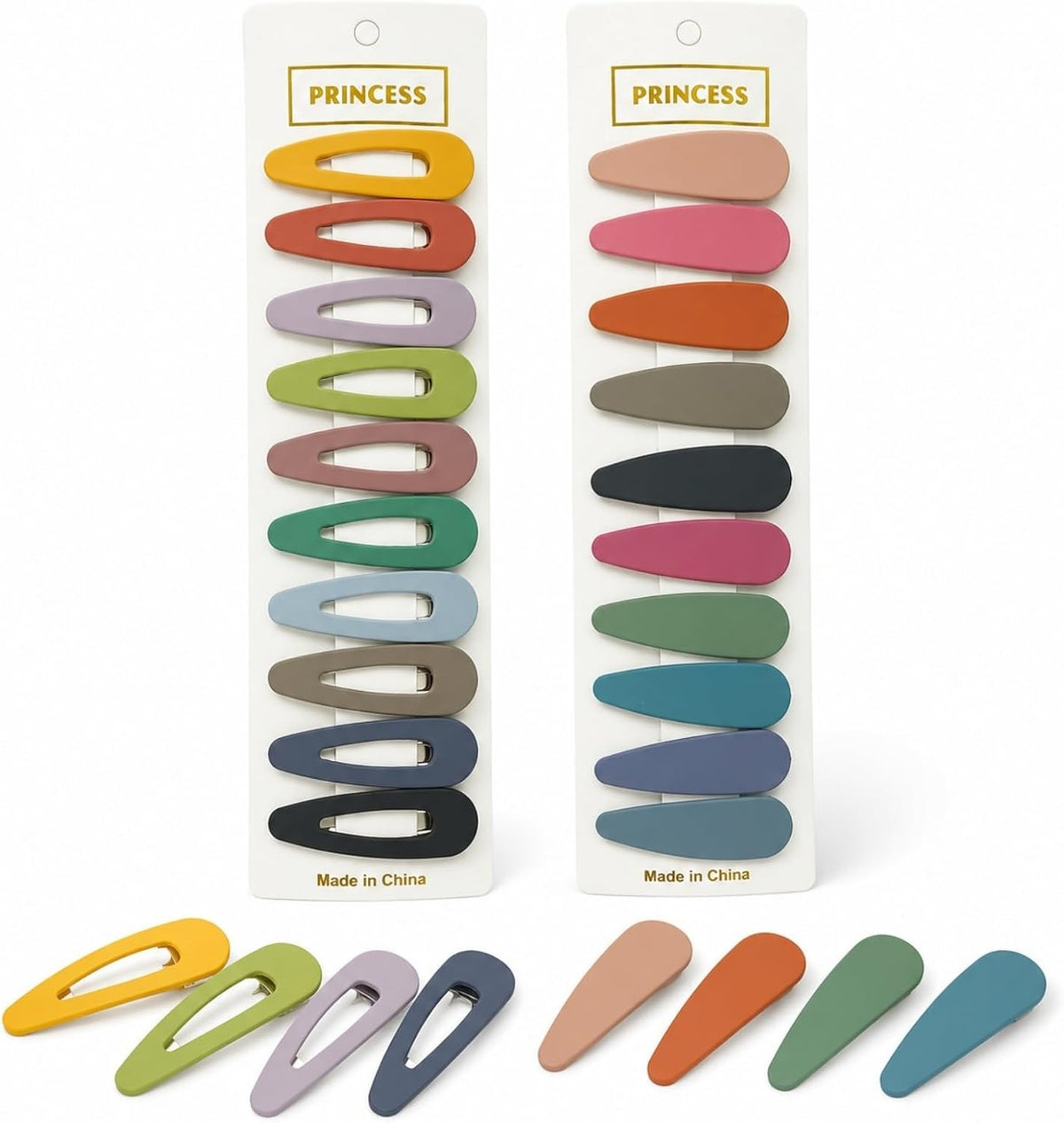 20 Pcs Small Hair Clips for Women, Matte Hair Barrettes for Women | Metal snap clips for bangs, fine hair, side parts and short styles, 2.1 inch hair accessories for girls in candy colors - Image 9