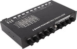 EVGATSAUTO equalizer showing auxiliary input switch controls