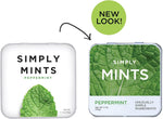 Simply Mints natural peppermint breath mints one hundred and eighty pieces collection