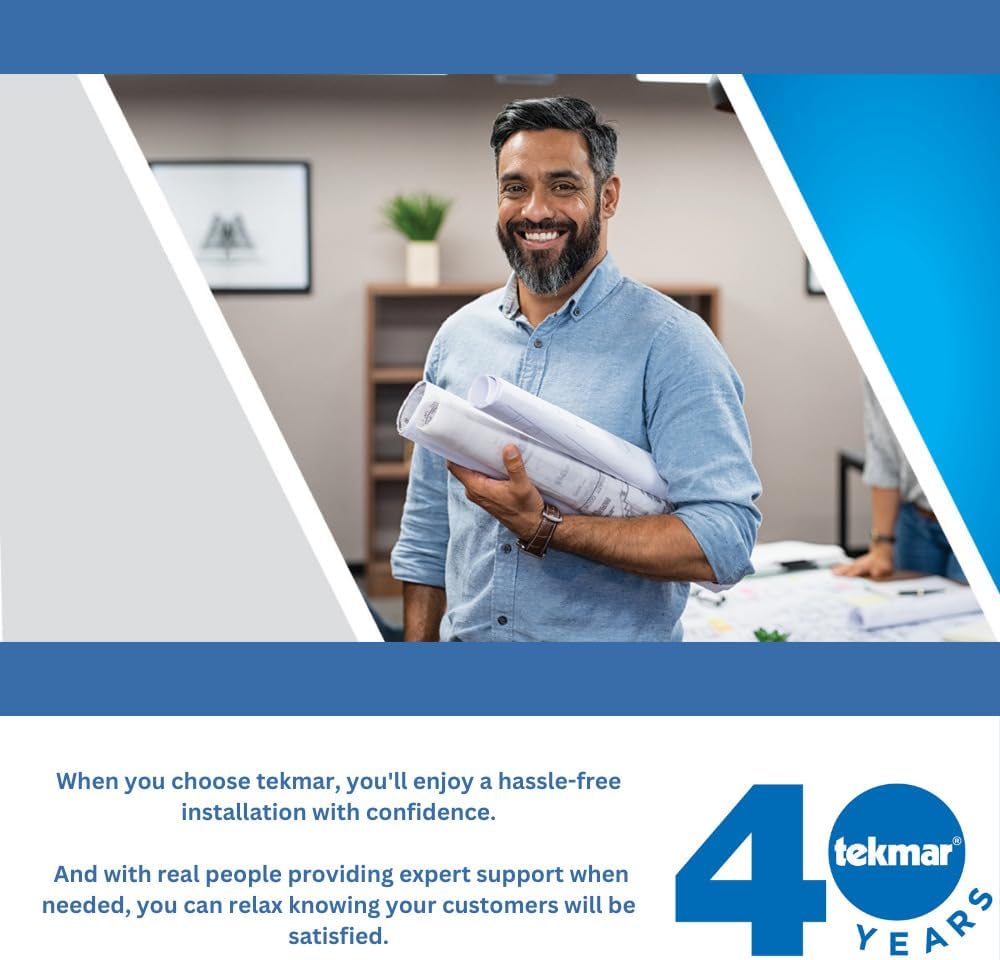 Tekmar universal temperature sensor connected for boiler control