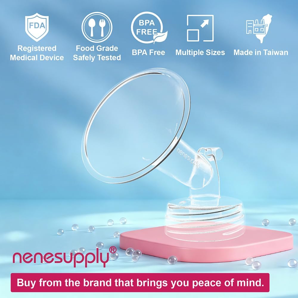 Nenesupply small 21mm flange funnel close up view