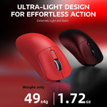 Attack Shark X3 lightweight gaming mouse top view with scroll wheel