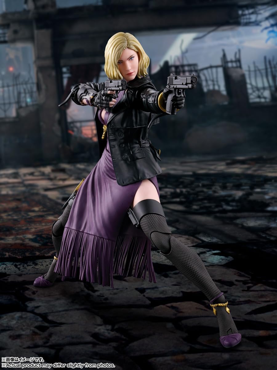 Bandai Namco Nina Williams figure wearing signature sunglasses