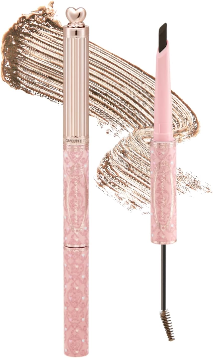 Flower Knows The Sweetie Bear Dual-Ended Brow Gel and Pencil front view showcase.