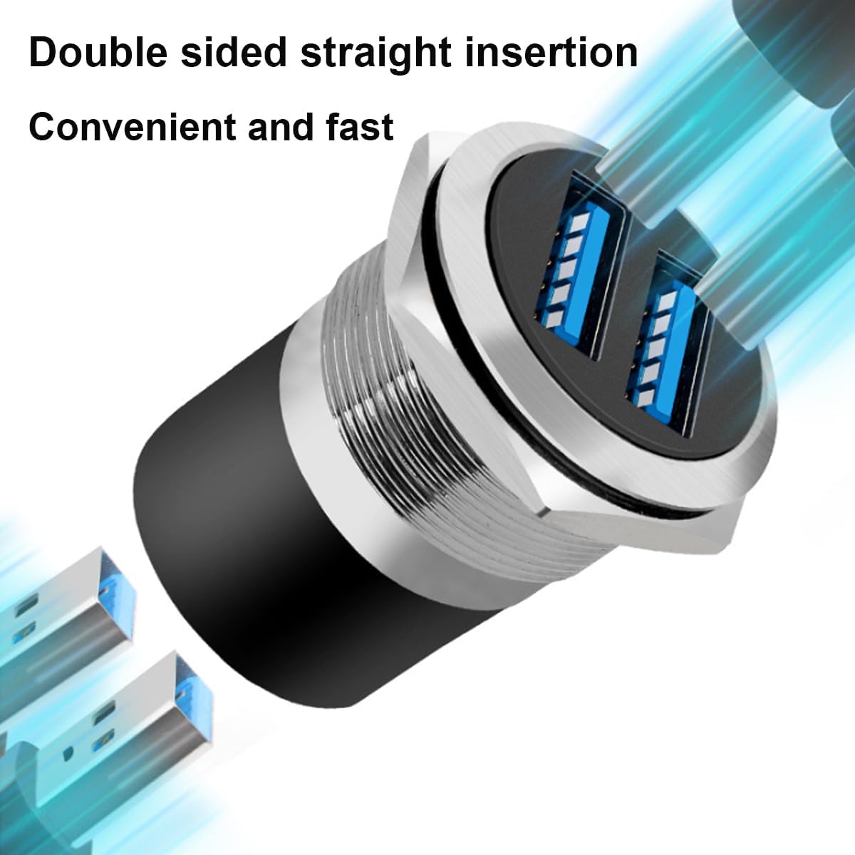 Penglin solder-free USB adapter with protective cap