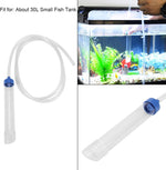 Joyzan fish tank water changer showing intake tube head