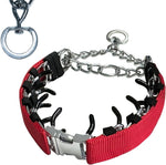 No pull dog collar components separated to show adjustability features