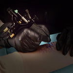 Complete packaging layout of the tattoo starter kit