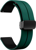 23mm 22mm 21mm 20mm 19mm 18mm 16mm Watch Band Quick Release | Magnetic Silicone Adjustable Sport Replacement Strap for Men Women - Image 15