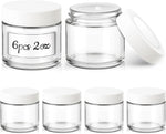 1 oz Glass Jars with Lids, 4 Pack Small Amber Glass Jars with Black Lids | Leakproof, BPA-Free, Mini Glass Jars with Inner Liners and Labels for Creams, Lotion, Cosmetic - Image 12