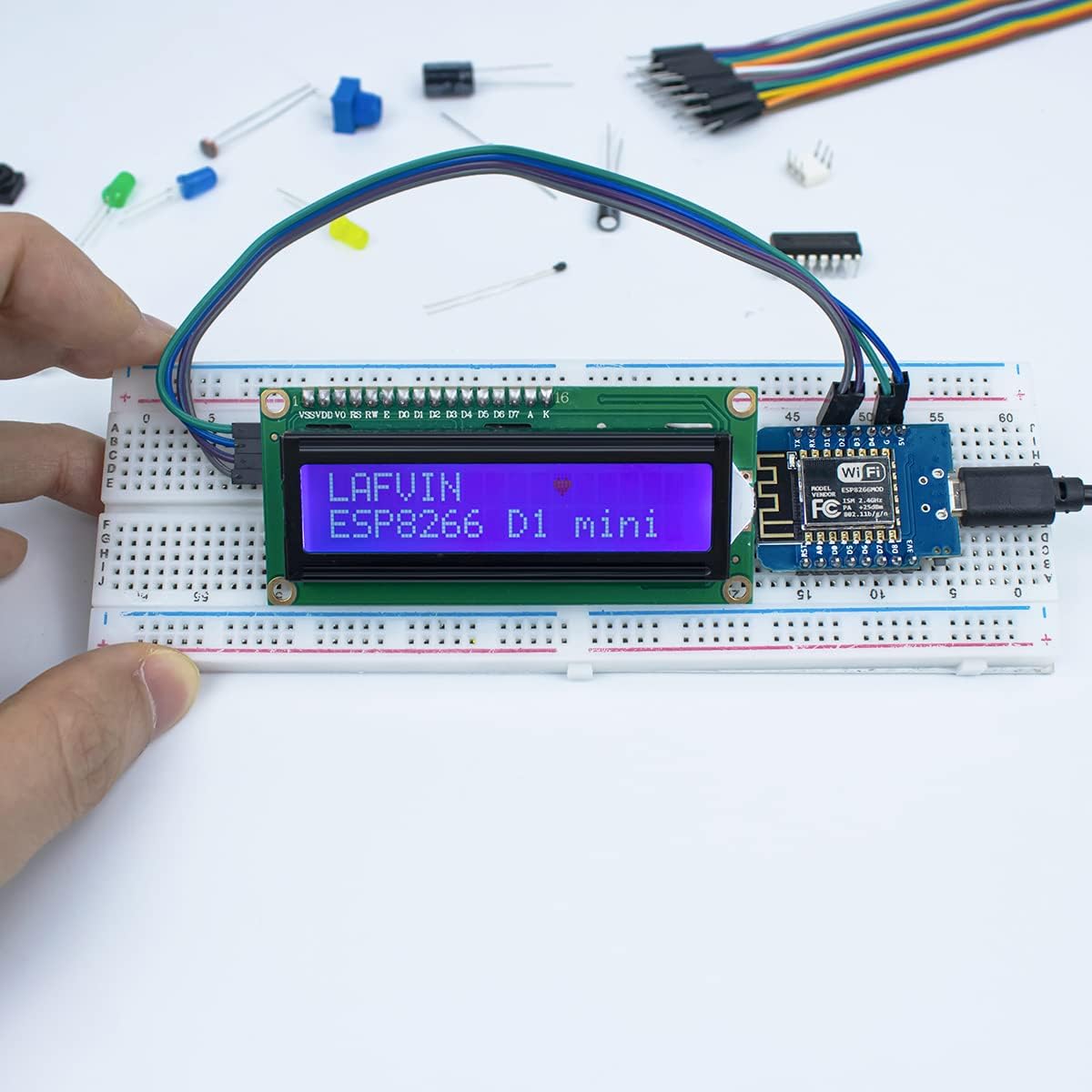 Hosyond IoT development board backside soldering details