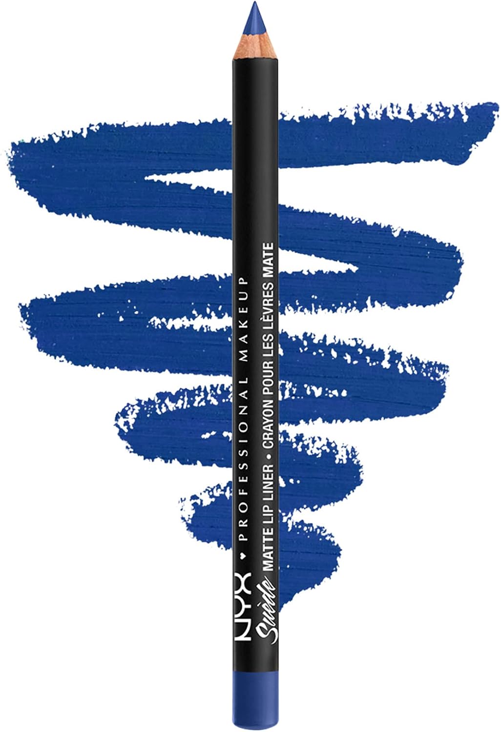 NYX Professional Makeup Suede Matte Lip Liner Jet Set front view pencil
